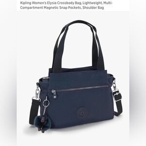 Kipling Elysia Crossbody Bag in Dark Blue NWOT